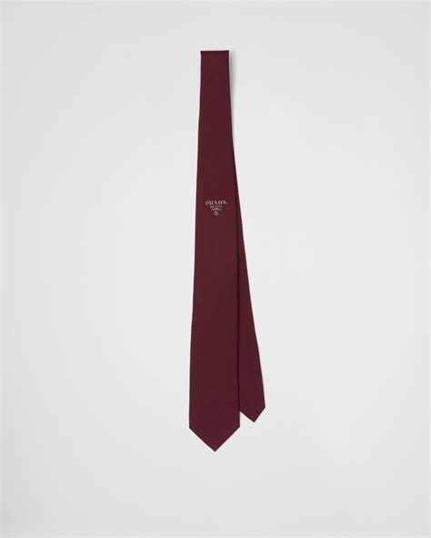 prada silk ties